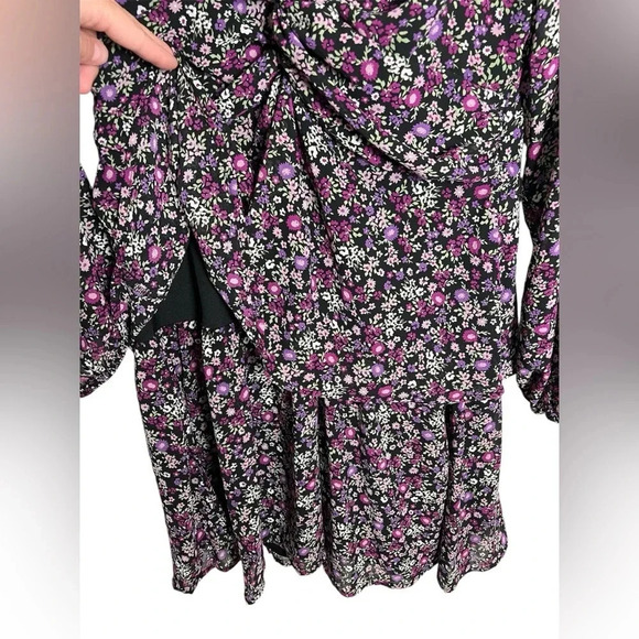 Speechless Womens Twist Front Mini Fit & Flare Dress Junior Size 13 - Picture 6 of 7